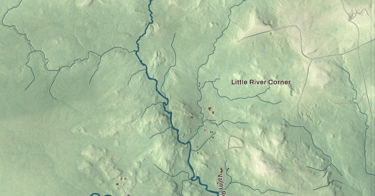 Map of Columbia, Maine in 2026