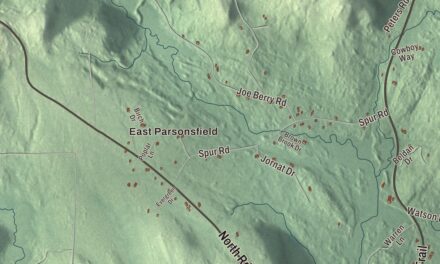 Map of Cornish, Maine in 2026