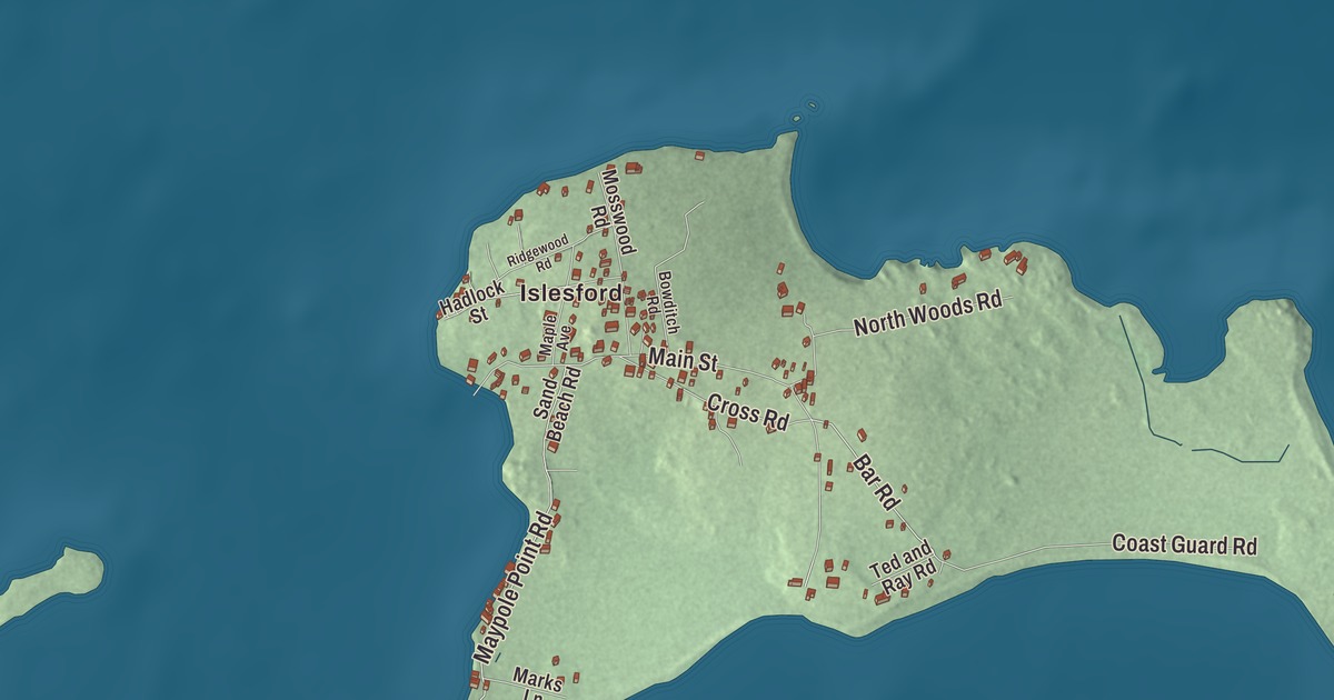 Map of Cranberry Isles, Maine in 2026