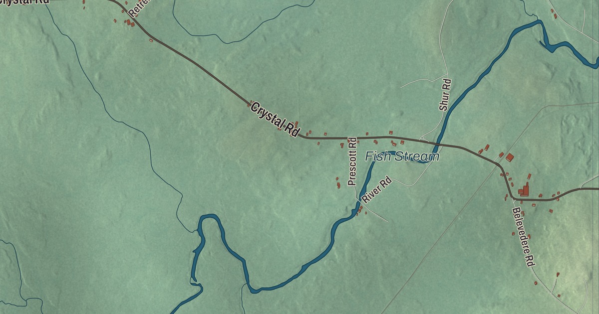 Map of Crystal, Maine in 2026