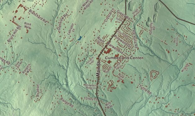 Map of Cumberland, Maine in 2026