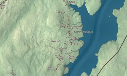 Map of Cushing, Maine in 2026