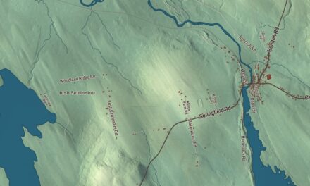 Map of Danforth, Maine in 2026