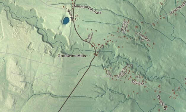 Map of Dayton, Maine in 2026