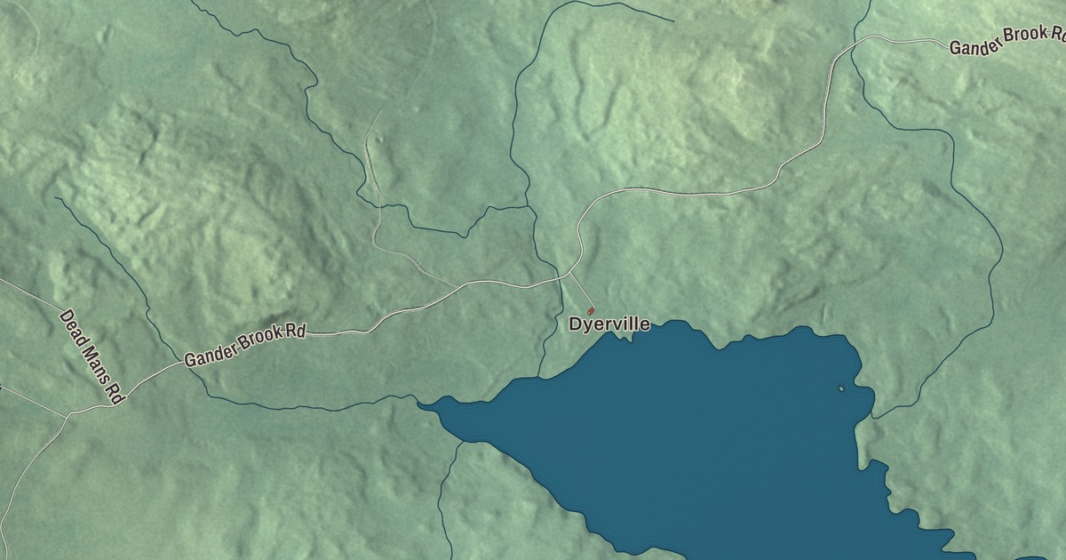 Map of Dennistown, Maine in 2026