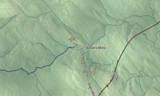 Map of Dexter, Maine in 2026