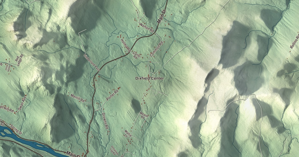 Map of Dixfield, Maine in 2026