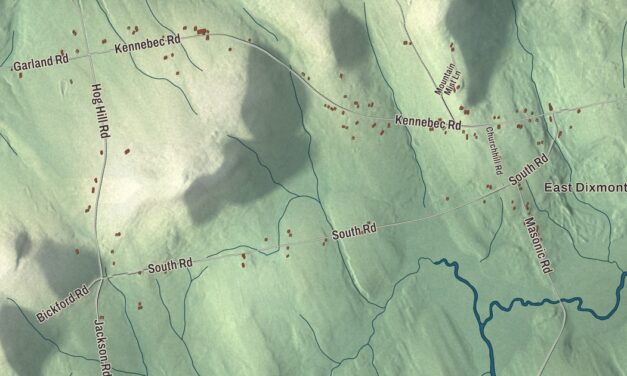 Map of Dixmont, Maine in 2026
