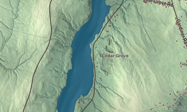 Map of Dresden, Maine in 2026