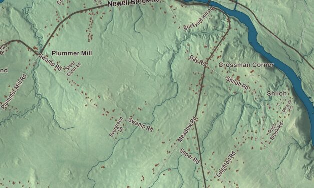 Map of Durham, Maine in 2026