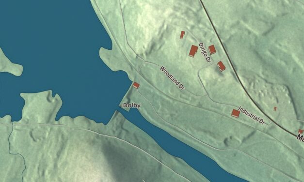 Map of East Millinocket, Maine in 2026