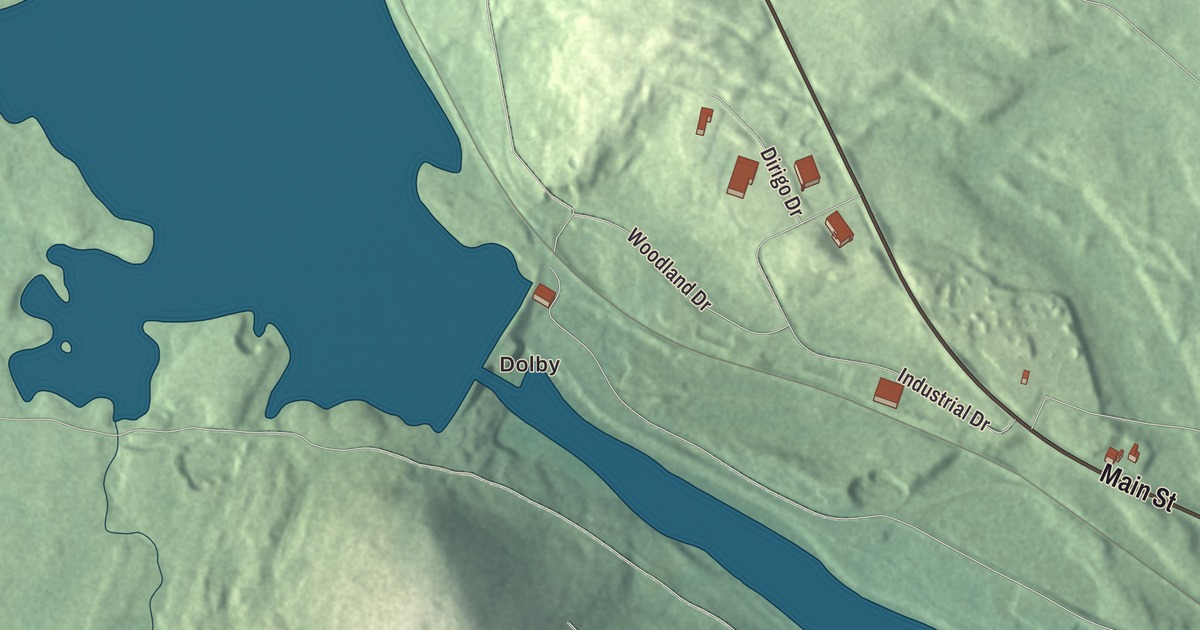 Map of East Millinocket, Maine in 2026