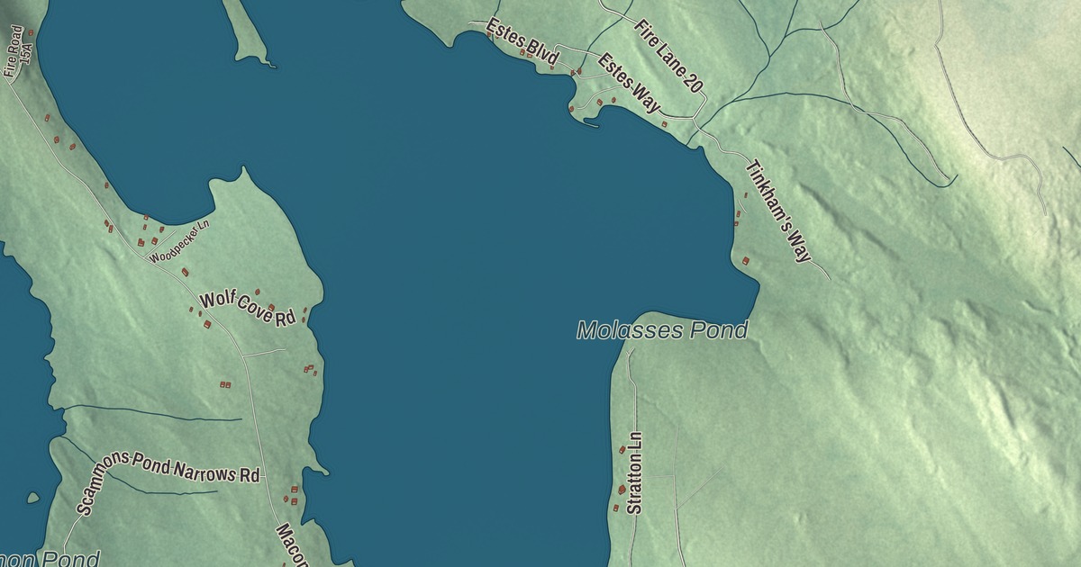 Map of Eastbrook, Maine in 2026