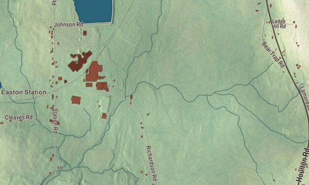 Map of Easton, Maine in 2026