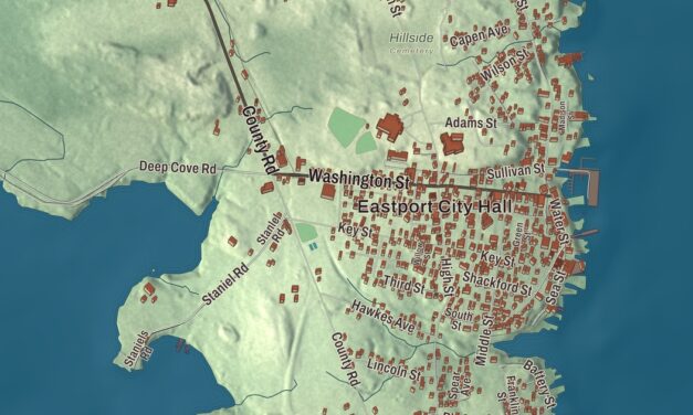 Map of Eastport, Maine in 2026