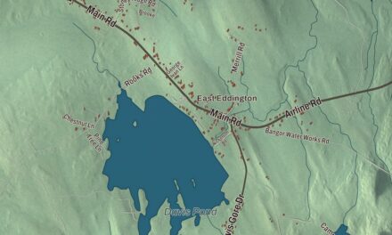 Map of Eddington, Maine in 2026