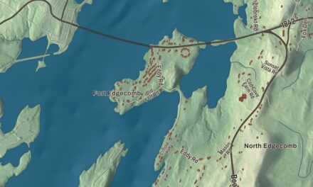 Map of Edgecomb, Maine in 2026