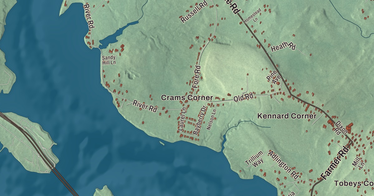 Map of Eliot, Maine in 2026
