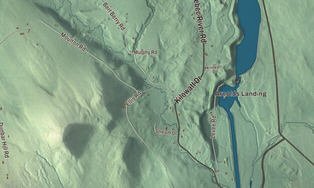 Map of Embden, Maine in 2026