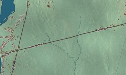 Map of Enfield, Maine in 2026