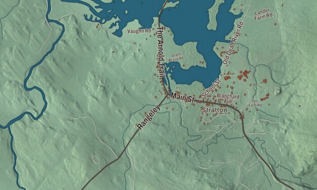 Map of Eustis, Maine in 2026