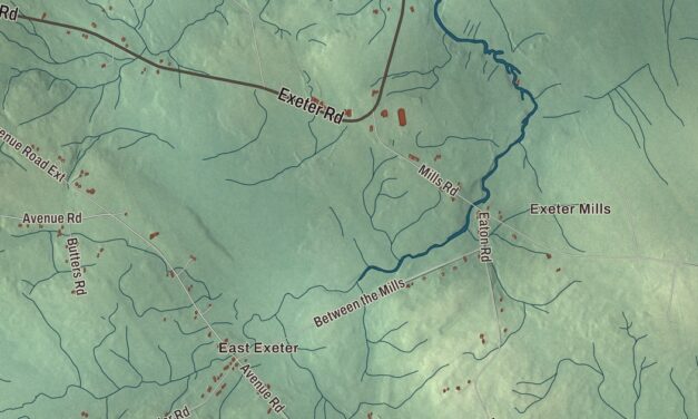Map of Exeter, Maine in 2026