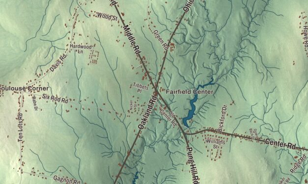 Map of Fairfield, Maine in 2026