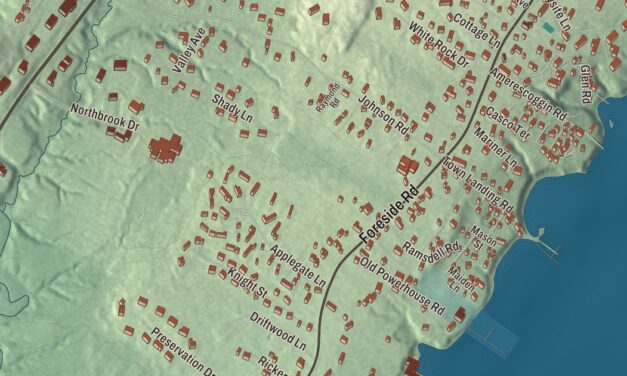 Map of Falmouth Foreside, Maine in 2026