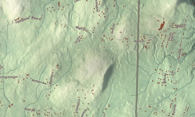 Map of Farmingdale, Maine in 2026