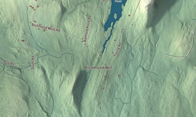 Map of Fayette, Maine in 2026