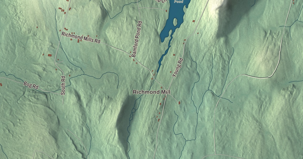 Map of Fayette, Maine in 2026