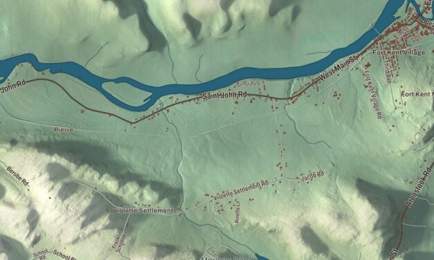 Map of Fort Kent, Maine in 2026