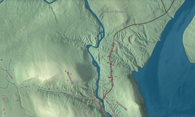 Map of Frankfort, Maine in 2026