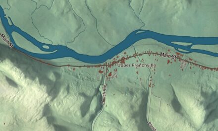 Map of Frenchville, Maine in 2026