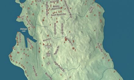 Map of Frye Island, Maine in 2026