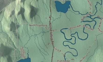 Map of Fryeburg, Maine in 2026