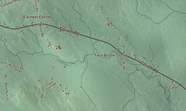 Map of Garland, Maine in 2026