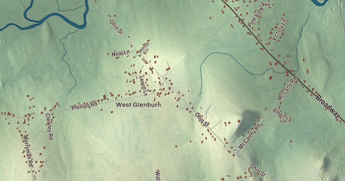 Map of Glenburn, Maine in 2026