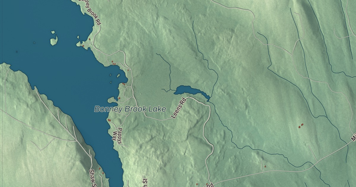 Map of Grand Lake Stream, Maine in 2026