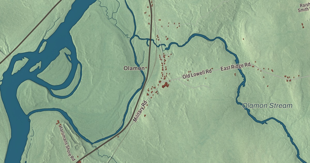Map of Greenbush, Maine in 2026
