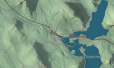 Map of Greenwood, Maine in 2026