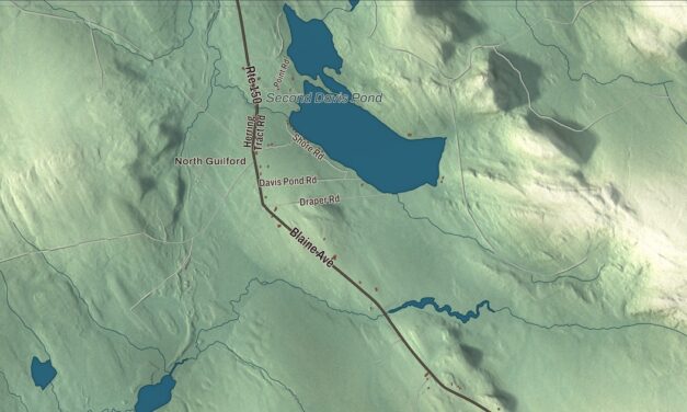 Map of Guilford, Maine in 2026