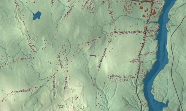 Map of Hampden, Maine in 2026