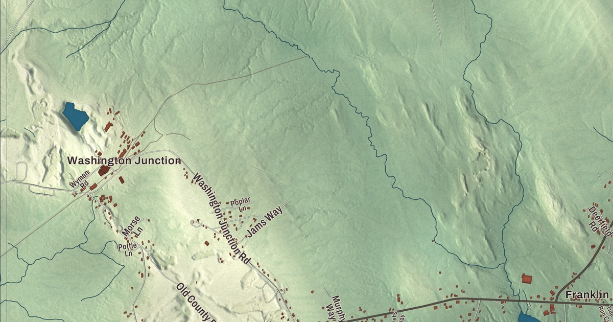 Map of Hancock, Maine in 2026