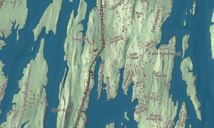 Map of Harpswell, Maine in 2026
