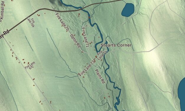 Map of Harrison, Maine in 2026