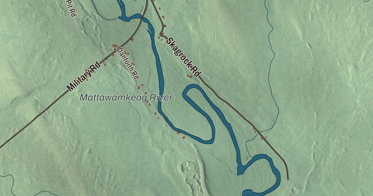 Map of Haynesville, Maine in 2026