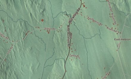 Map of Hebron, Maine in 2026