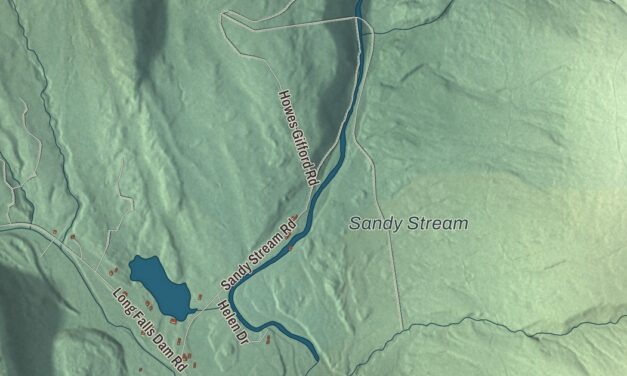 Map of Highland, Maine in 2026