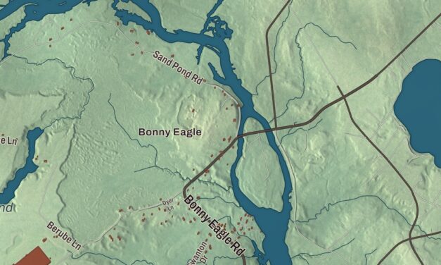Map of Hollis, Maine in 2026